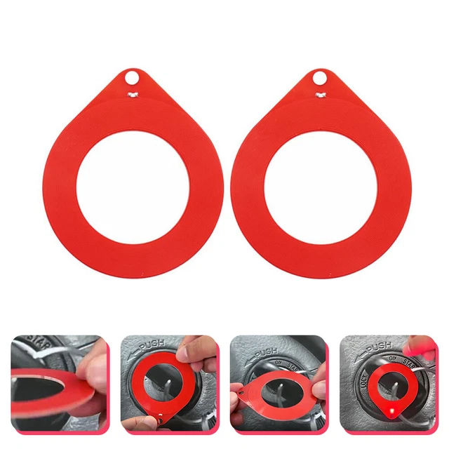 2 pz bobina di riconoscimento ECU ABS chiave auto ECU bobina di prova rossa