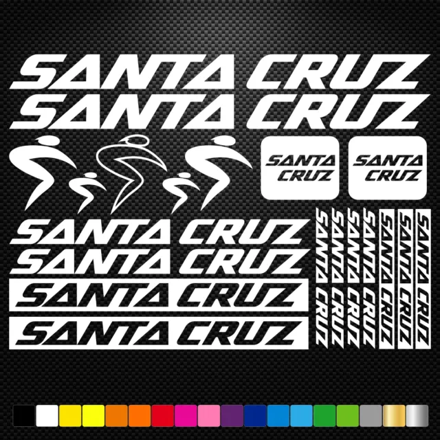 Convient à Santa Cruz 20 Stickers Autocollants Adhésifs - Vtt Velo Mountain Bike