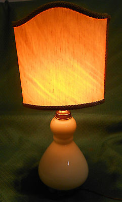 Lampada da tavolo vetro di Murano avorio e oro H. cm. 44 SGR1 Reading Lamp (*)