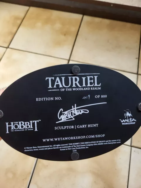 Weta Hobbit "Tauriel 419 Of 800"