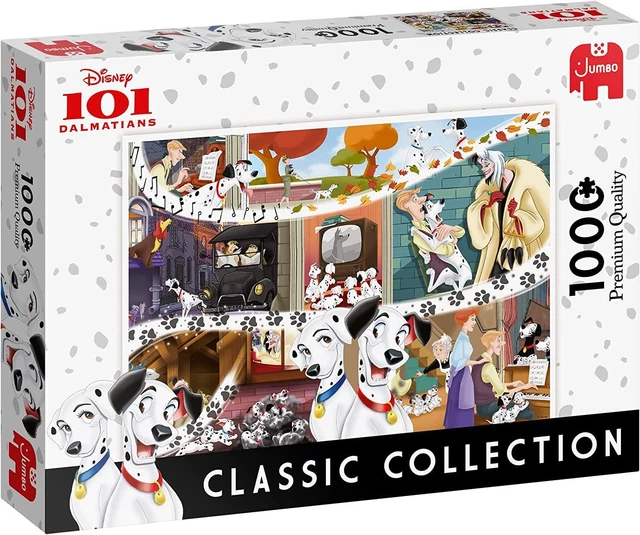 JUMBO DISNEY CLASSIC Collection 101 Dalmatians Jigsaw Puzzle - 1000 ...