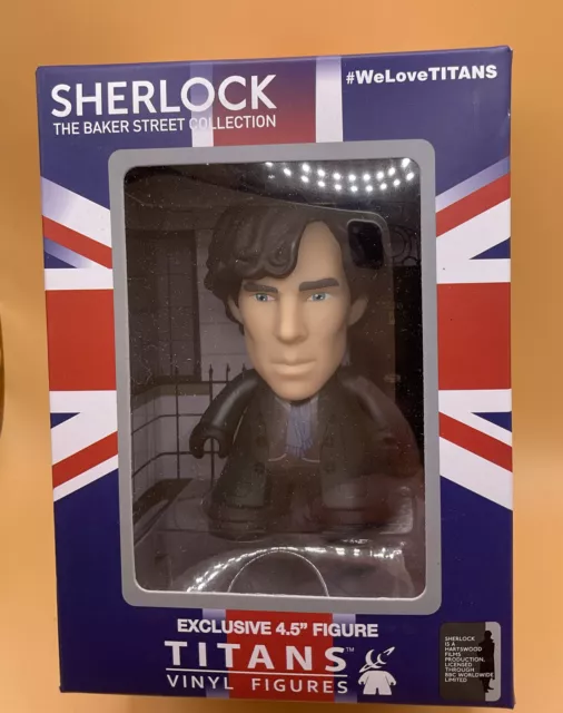 Sherlock Holmes Titans 4.5" Vinyl Figure  Brand New Boxed Collect Display