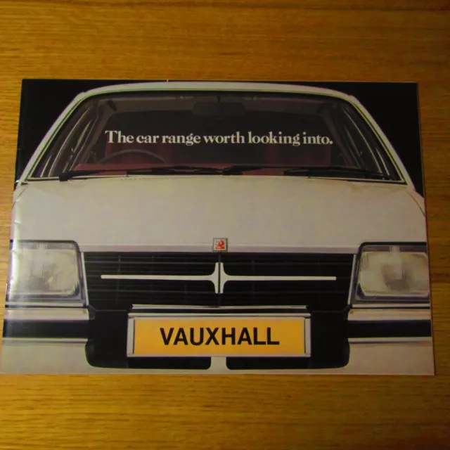 VAUXHALL Chevette Astra Cavalier Carlton Viceroy Royale Range Brochure 1981