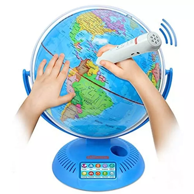 Talking Globe - Interactive Globe for Kids Learning with Smart Pen - Educational