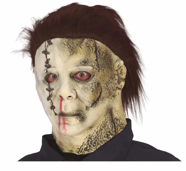 Carnevale Halloween Maschera Serial Killer Michael Myers Latex Lattice Mask