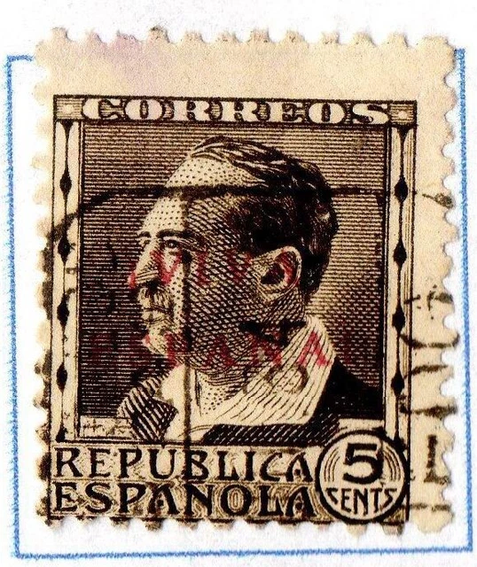 ESPAGNE! Timbres anciens émission nationalistes de Orense de 1931