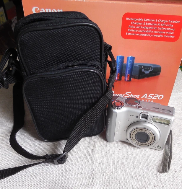 Appareil photo numérique CANON PowerShot A520 + Carte SD 2 GB + Sacoche