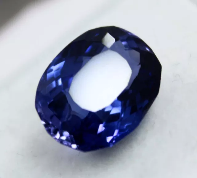 7 Ct Natural PURPLE Tanzanite CERTIFIÉ Oval Cut Loose Gemstone Rare