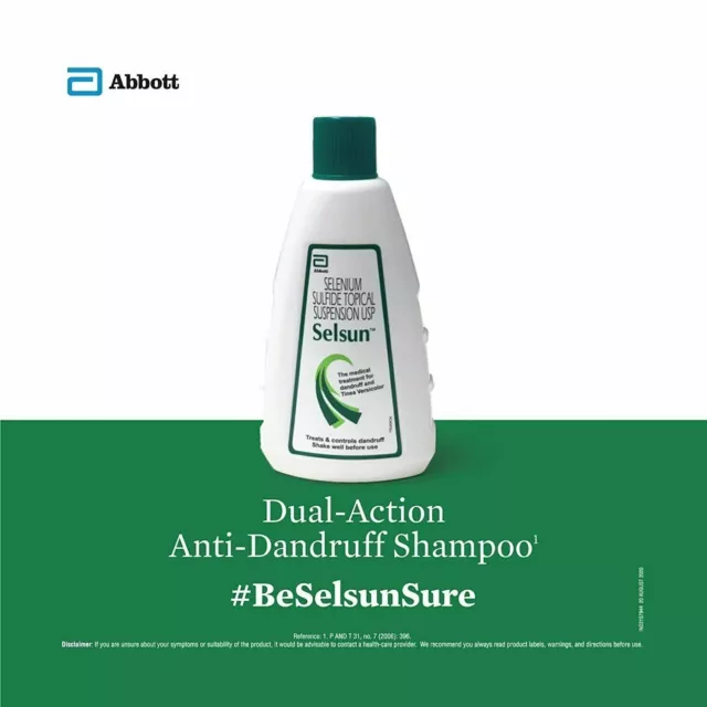 Selsun Suspension Anti Dandruff Shampoo 120 ML With Free Shipping