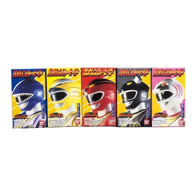 Power Rangers Wild Force Gaoranger Soft Vinyl Figure 5p set BANDAI Japan w/BOX