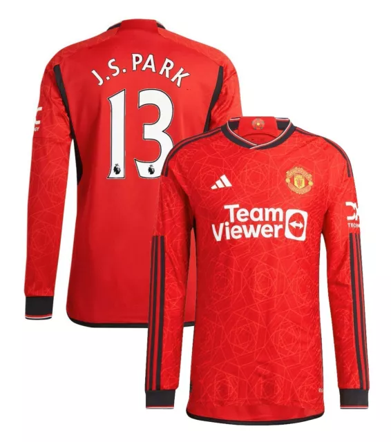 Adidas Manchester United Football Shirt Mens Small Home 2023-24.Park Ji Sung