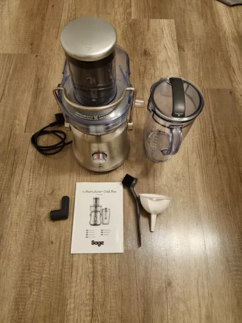 Sage " The Nutri Juicer Cold Plus " nur 3x benutzt so gut wie Neu