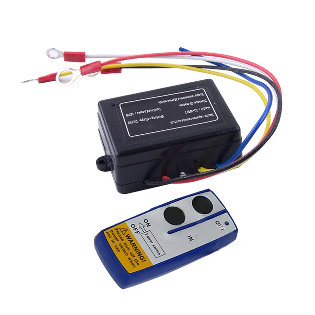2pcs Wireless Winch Capstan Remote Controller Kit Fit For Truck SUV ATV
