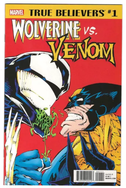 Marvel Comics True Believers WOLVERINE vs VENOM