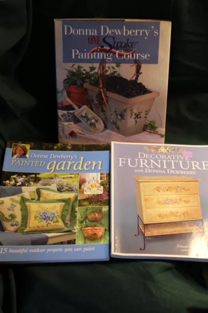 3 Donna Dewberry One Stroke Course Painted Garden Decorative Furniture