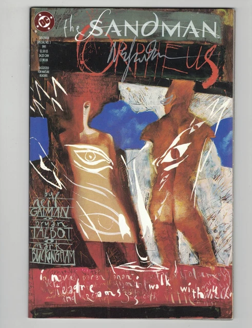 Sandman Special #1-Mar 1991-Neil Gaiman Signed/Remarqued-1St. App. Destructionvf Sandman Special #1-Mar 1991-Neil Gaiman Signed/Remarqued-1St. App. Destructionvf
