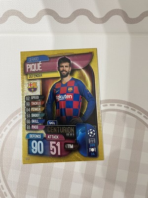 Gerard Piqué CEN4 Topps UEFA Champions League 2019-2020 Match Attax Italy 