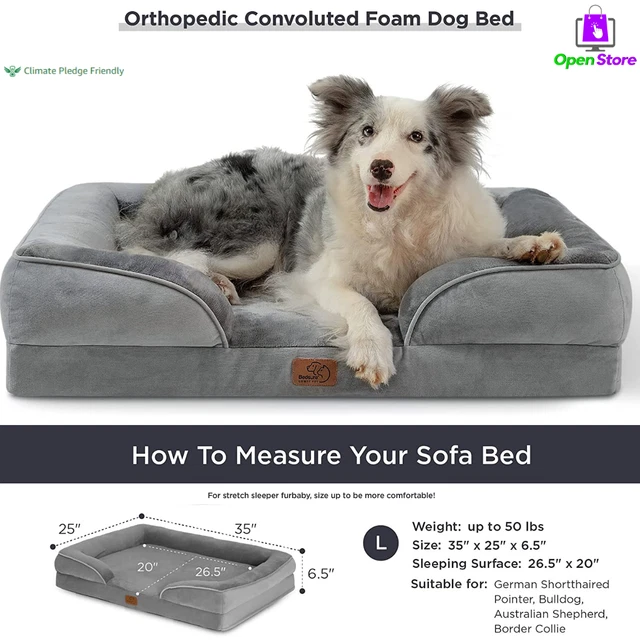 Orthopedic Dog Cat Bed For Calming Pet Soft Washable Sleeping Kennel Nest Large