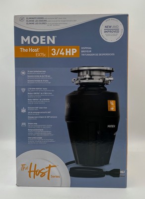 MOEN 3/4 HP Continuous Feed Garbage Disposal - 026508290446