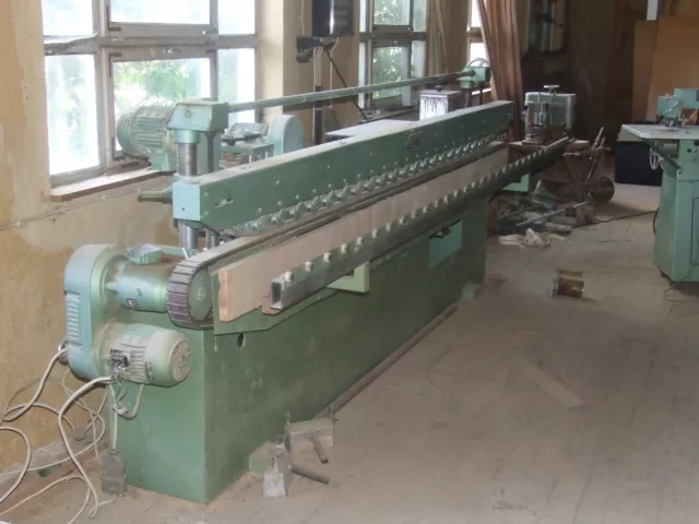 Kantenanleimmaschine-OTT Kantenautomat 40 mm Massivholzanleimer  und ABS Kanten 