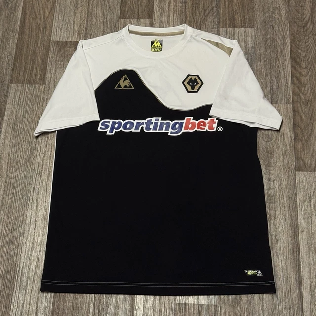 Maillot Extérieur Wolverhampton Wanderers 2008-2009 – Le Coq Sportif – Taille XS/S – Homme