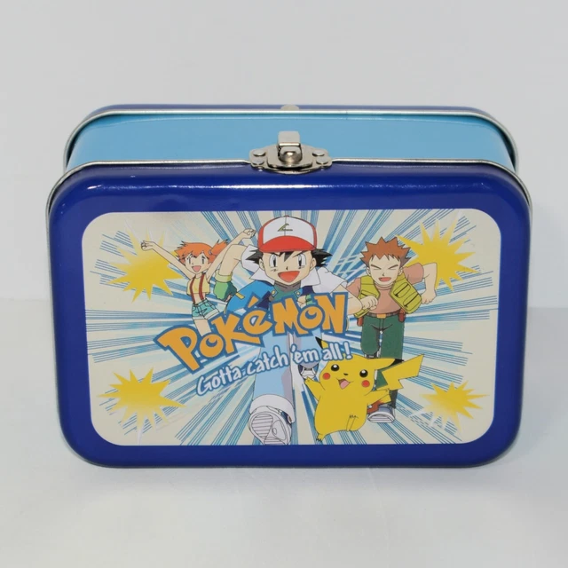 VINTAGE 1998 POKEMON “Gotta Catch Em All” Collectible Tin Card Box/Mini