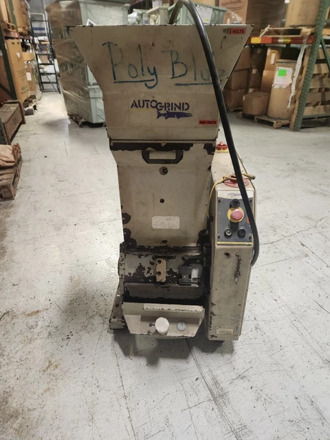 AutoGrind LS-614, Granulator, 2.9 HP, 6 x 14 chamber, 2 fixed, 5 rotating