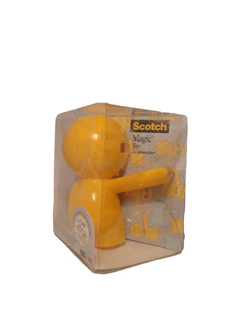 3M Scotch Magic Tape Dispenser Emoji Yellow C41-Spenser NEW
