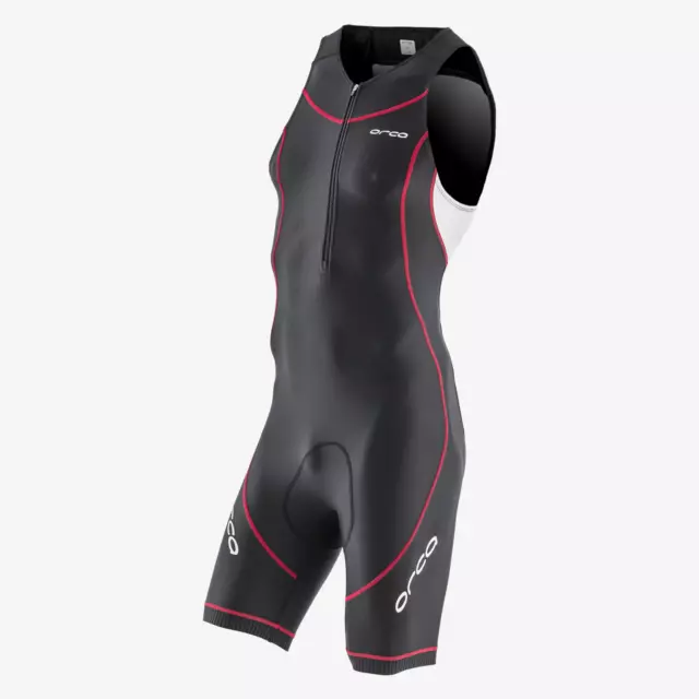 Orca Mens Core Equip Racesuit - Triathlon Suit - Black/Red - Small