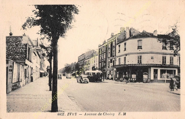 CPA 94205 IVRY SEINE avenue de Choisy Edit E.M.