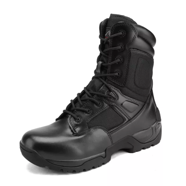 Men's Military Combat Tactical Work Boots Hiking Motorcycle Boots Size 6.5-15