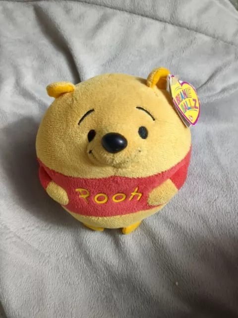 Ty Disney Winnie the Pooh  Stuffed Ball Plush Toy Ballz 4 Inches