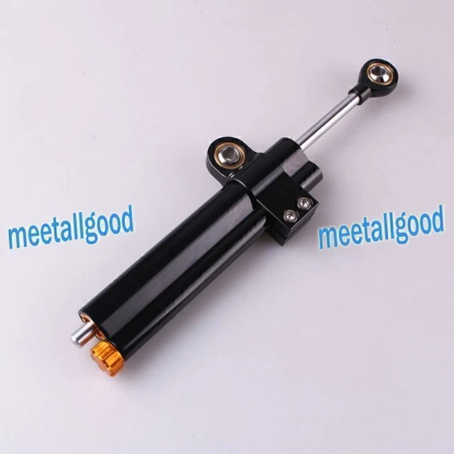 26mm 10.2" CNC Universal Adjustable Steering Damper Stabilizer Black New