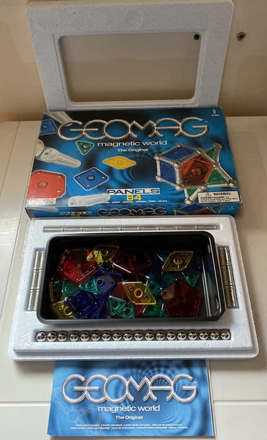 GEOMAG PANELS 84 Pieces Magnetic World The Original Boxed Swiss