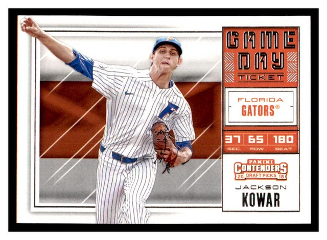 2018 Panini Contenders Draft Picks Game Day Tickets #6 JACKSON KOWAR ~F3T