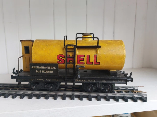 ETS 466, wagon citerne à guérite type SCr ESSO SNCF neuf BO