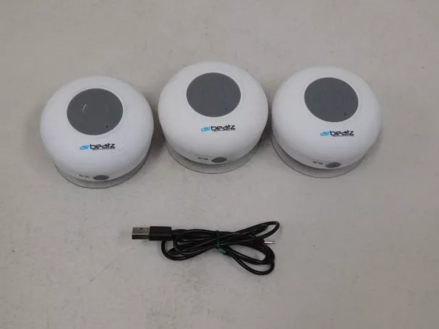 3 x AirBeatz Bluetooth Portable Shower Speaker 2