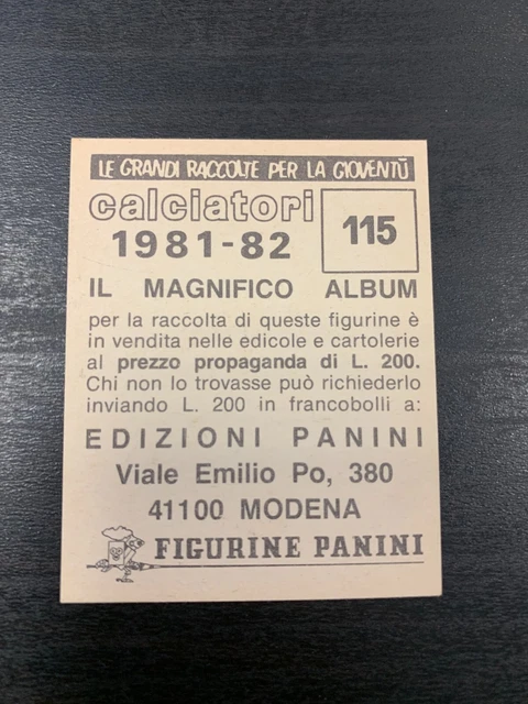 FIGURINA CALCIATORI PANINI 1983/84 - Rec/Removed- N.349 Benevelli