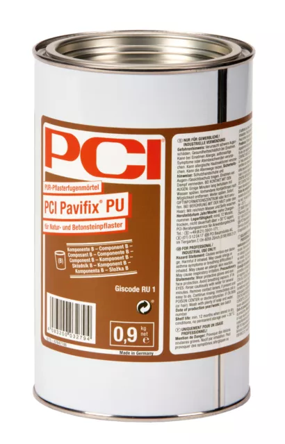 PCI Pavifix PU Bindemittel 0,90 kg für pavifix Sand natur- & Betonsteinpflaster