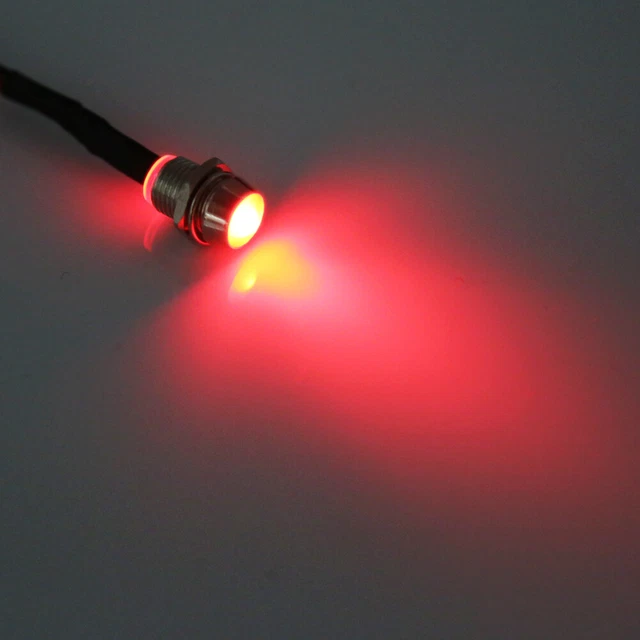 4 Pcs LED Panel Pilot Dash Warning Light Indicator