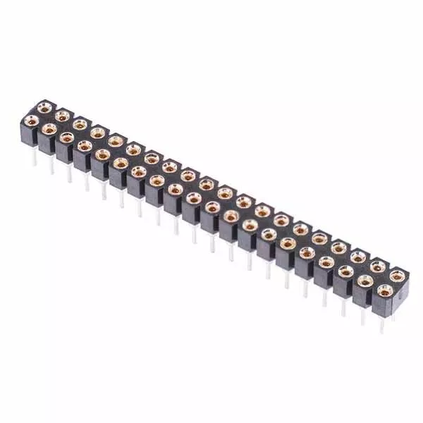 5 x 40 Pin Double Row Turned pin Socket Connector 2.54mm