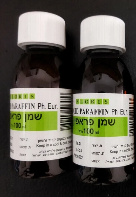 2x aceite líquido de parafina para el alivio rápido del estreñimiento y alivio del dolor 2x100ml