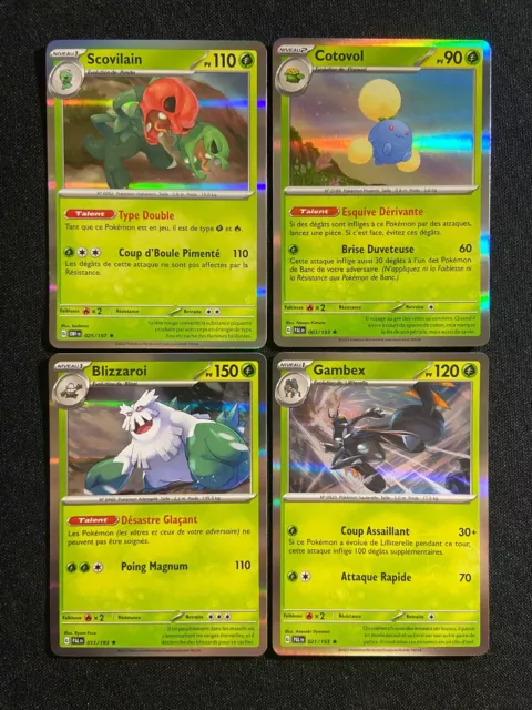Lot Carte Pokémon Rare Holo Edition Bord Argent Set Spécial 04 PBA