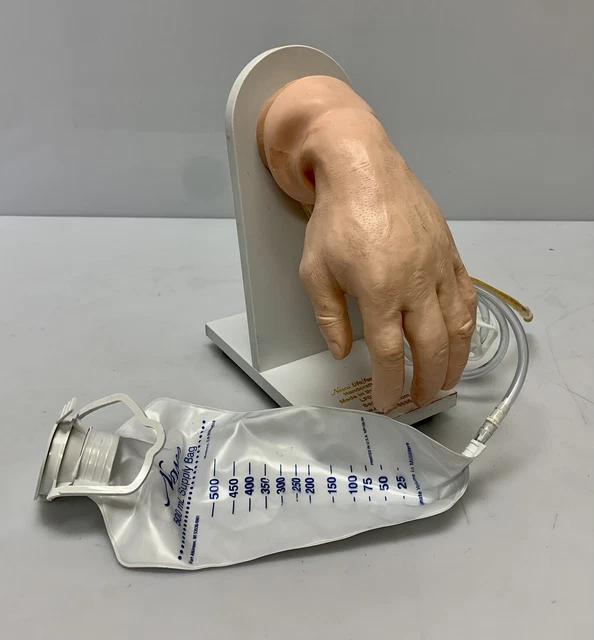 Nasco Life/Form LF01139 Advanced IV Manikin White Hand Medical Nursing Trainer