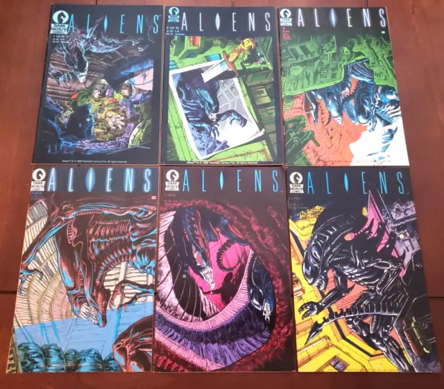 Aliens 1 2 3 4 5 6 First Series Dark Horse Comics Set 1St App 1988 Verheiden
