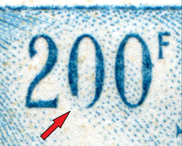 MONACO POSTE AÉRIENNE N° 67a NEUF** Variété "1er ZÉRO DE 200 BRISÉ" 2