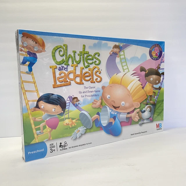 CHUTES AND LADDERS Preschool Board Game Hasbro Milton Bradley 2005 £6.