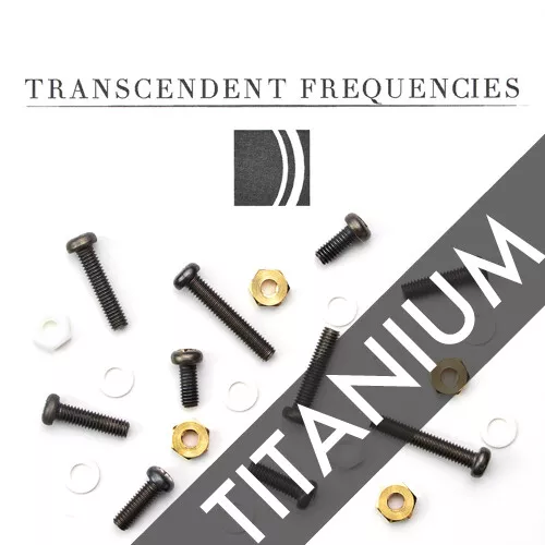 TITANIUM Premium Cartridge Headshell Mounting Screws M2.6 Hardware Set turntable