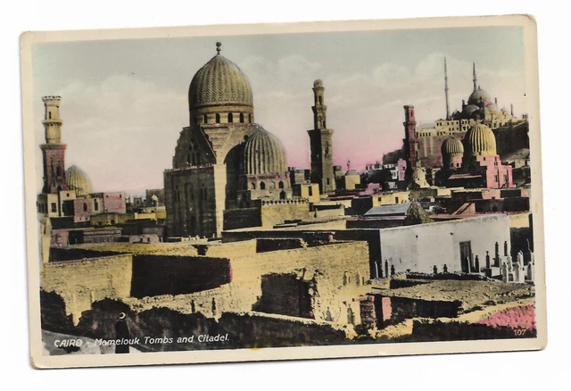 Carte Postale Ancienne – Tombeaux Mamelouks, Caire, Égypte (non Voyagée)