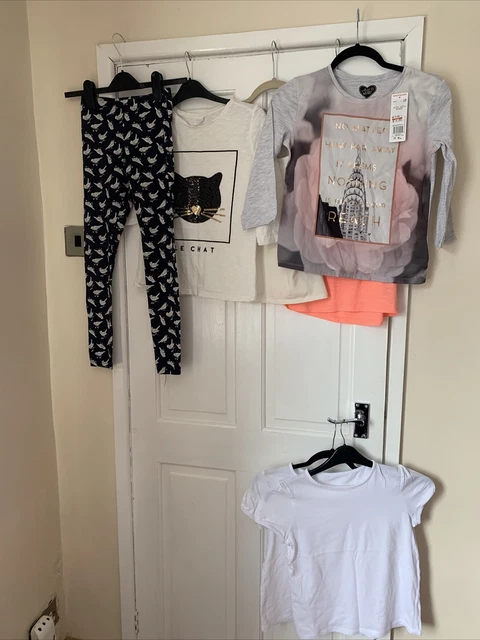 F&F girls bundle 10-11 years 7 items bundle Clothing T-shirts Leggings